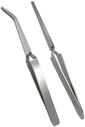Reverse Craft Tweezers for Crafting Nail Salons Eyelash Extensions Jewelry Making, Long Nail Tweezer with Pointed Tip and Curved Tip, Sticker Locksmith Tools for Unlocking and Journaling (2 Pcs) Reverse Craft Tweezers for Crafting Nail Salons Eyelash Extensions Jewelry Making, Long Nail Tweezer with Pointed Tip and Curved Tip, Sticker Locksmith Tools for Unlocking and Journaling (2 Pcs)