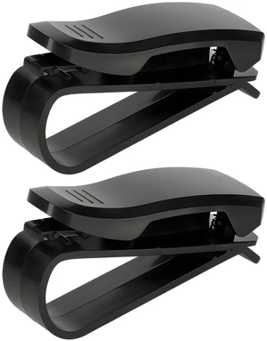 2 PCS Sunglass Holder for Car Sun Visor, Eyeglasses Hanger Mount Visor Organizer with Ticket Card Clip, Universal Glasses Hanger Clip Auto Interior Accessories for Car SUV Truck 2 PCS Sunglass Holder for Car Sun Visor, Eyeglasses Hanger Mount Visor Organizer with Ticket Card Clip, Universal Glasses Hanger Clip Auto Interior Accessories for Car SUV Truck