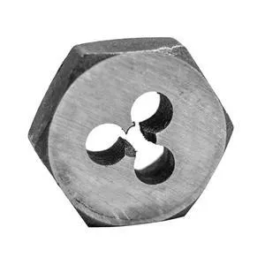 97617 Metric Hexagon Die, 12.0 X 1.25 | 1" across flats, external thread cutting, thread restoration 97617 Metric Hexagon Die, 12.0 X 1.25 | 1" across flats, external thread cutting, thread restoration