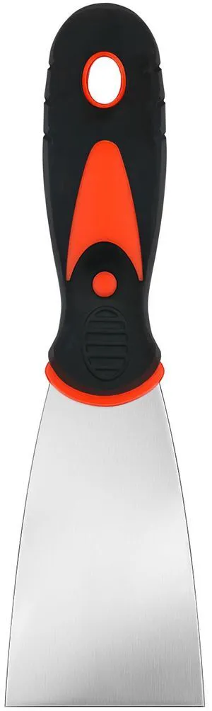 2 in Putty Knife Scraper, Soft Grip Metal Spackle Tool 2 in Putty Knife Scraper, Soft Grip Metal Spackle Tool