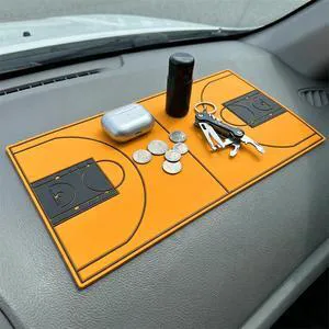 Car Dashboard Non-Slip Mat, 10.55" x 5.82" Sticky Pads (Basketball) | Adhesive Anti-Slip Mat, Universal Car Dashboard Gripping Pad for Phones, Sunglasses, Keys, Coins, GPS, Electronic Devices Car Dashboard Non-Slip Mat, 10.55" x 5.82" Sticky Pads (Basketball) | Adhesive Anti-Slip Mat, Universal Car Dashboard Gripping Pad for Phones, Sunglasses, Keys, Coins, GPS, Electronic Devices