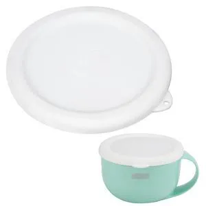 1 Pack Silicone Lid Compatible with Dash Ice Cream Maker Mug, Reusable Silicone Bowl Cover for Ice Cream Storage Food-grade Freezer Bowl Lid, Freezer Dishwasher Safe, White (Bowl NOT Included) 1 Pack Silicone Lid Compatible with Dash Ice Cream Maker Mug, Reusable Silicone Bowl Cover for Ice Cream Storage Food-grade Freezer Bowl Lid, Freezer Dishwasher Safe, White (Bowl NOT Included)