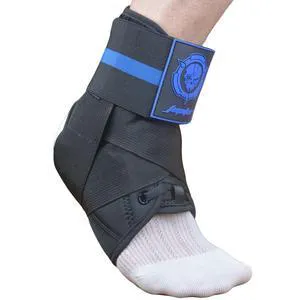 Ankle Brace for Sprained Ankles for Women & Men, Made of Neoprene with Dual Springs, for Injury Recover, Running, Basketball and Cycling.(Blue M 11"-14") Ankle Brace for Sprained Ankles for Women & Men, Made of Neoprene with Dual Springs, for Injury Recover, Running, Basketball and Cycling.(Blue M 11"-14")