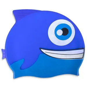 Silicone Swimming and Diving Cap for Kids and Toddlers | Pool and Aquatic Sports Accessories for Boys and Girls | Cute Fish Design Recreational & Beginner Swimwear for Children (Blue) Silicone Swimming and Diving Cap for Kids and Toddlers | Pool and Aquatic Sports Accessories for Boys and Girls | Cute Fish Design Recreational & Beginner Swimwear for Children (Blue)