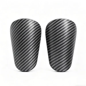 Mini Soccer Shin Guards, Extra Mini Football Shin,Carbon Fiber Shin Pads Indoor Outdoor Football Soccer Training Protective Equipment for Men, Women, Youths (3.74" x 2.36") Mini Soccer Shin Guards, Extra Mini Football Shin,Carbon Fiber Shin Pads Indoor Outdoor Football Soccer Training Protective Equipment for Men, Women, Youths (3.74" x 2.36")