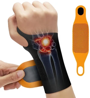 Graphene Wrist Brace for Carpal Tunnel | Night Support for Left & Right Hands | Arthritis,Tendonitis & Wrist Sprain Pain Relief | Seamless & Breathable Fabric | Adjustable Compression Wraps Graphene Wrist Brace for Carpal Tunnel | Night Support for Left & Right Hands | Arthritis,Tendonitis & Wrist Sprain Pain Relief | Seamless & Breathable Fabric | Adjustable Compression Wraps