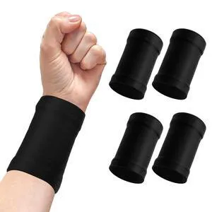 2 Pairs Wrist Compression Sleeve, Carpal Tunnel Wrist Brace, Black | Comfortable Elastic Hand Band, Sport Support Wraps, for Men Women, Arthritis, Tendonitis, Sprain Injuries, Workout 2 Pairs Wrist Compression Sleeve, Carpal Tunnel Wrist Brace, Black | Comfortable Elastic Hand Band, Sport Support Wraps, for Men Women, Arthritis, Tendonitis, Sprain Injuries, Workout