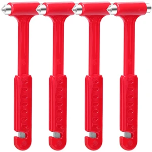 2-Pack Car Glass Window Breaker and Seatbelt Cutter, Emergency Escape Tool for Vehicle, Safety Hammers with Compact Dual-Steel Head Design for Quick Breakage (2) 2-Pack Car Glass Window Breaker and Seatbelt Cutter, Emergency Escape Tool for Vehicle, Safety Hammers with Compact Dual-Steel Head Design for Quick Breakage (2)