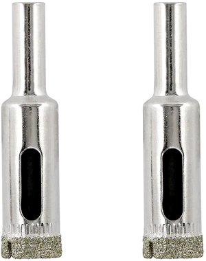 15/32" / 12mm Diamond Drill Bit, Diamond Hole Saw, Glass Drill Bit, Tile Hole Saw Suitable for Ceramic Glass Tile Porcelain Marble (Pack of 2) 15/32" / 12mm Diamond Drill Bit, Diamond Hole Saw, Glass Drill Bit, Tile Hole Saw Suitable for Ceramic Glass Tile Porcelain Marble (Pack of 2)