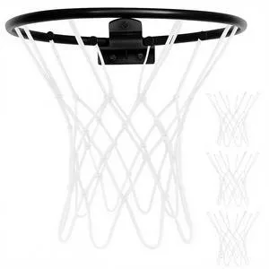 3 Pcs Mini Basketball Net Replacement, 8 Loop Small Indoor Outdoor Net for 8"-10.25" Hoops, PP Basketball Hoop Net Rim Nets, Rainproof Nets Suitable for Doors and Walls(White) 3 Pcs Mini Basketball Net Replacement, 8 Loop Small Indoor Outdoor Net for 8"-10.25" Hoops, PP Basketball Hoop Net Rim Nets, Rainproof Nets Suitable for Doors and Walls(White)