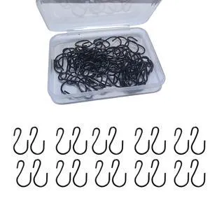 60 PCS S Hooks, 1 Inch Mini Black S-Hooks for Hanging, Iron Hooks for Jewelry, Kitchen Utensils, Pots, Ornaments, No-Tool Installation Organization 60 PCS S Hooks, 1 Inch Mini Black S-Hooks for Hanging, Iron Hooks for Jewelry, Kitchen Utensils, Pots, Ornaments, No-Tool Installation Organization