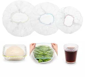 100 Pcs Plastic Bowl Covers, Elastic Bowl Covers for Bread Proofing Plastic Wraps for Food Reusable Shower Cap for Food Freshness Sourdough Baking Outdoor Foods Storage Fits Bowls Up to 11 Inches 100 Pcs Plastic Bowl Covers, Elastic Bowl Covers for Bread Proofing Plastic Wraps for Food Reusable Shower Cap for Food Freshness Sourdough Baking Outdoor Foods Storage Fits Bowls Up to 11 Inches