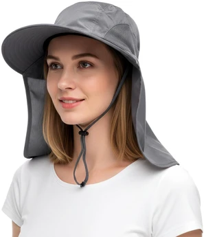 Sun Hat for Men Women Hiking Fishing Hat Breathable Bucket Hat Gray | Summer UV Protection, Foldable Outdoor, Wide Brim, with Neck Flap, for Beach Hiking Camping Sun Hat for Men Women Hiking Fishing Hat Breathable Bucket Hat Gray | Summer UV Protection, Foldable Outdoor, Wide Brim, with Neck Flap, for Beach Hiking Camping