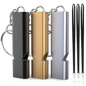 Emergency Whistles, 3-Pack Safety Survival Whistles with Lanyard Keychain, Emergency Survival Whistle Loud, Hiking Safety Whistle for Outdoor Hiking Camping Hunting Rescue Lifeguard Emergency Whistles, 3-Pack Safety Survival Whistles with Lanyard Keychain, Emergency Survival Whistle Loud, Hiking Safety Whistle for Outdoor Hiking Camping Hunting Rescue Lifeguard