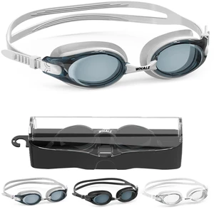Swimming Goggles HD Anti-fog Swimming Goggles Adults/Youths Both Suitable(Black mirror with white frame) Swimming Goggles HD Anti-fog Swimming Goggles Adults/Youths Both Suitable(Black mirror with white frame)