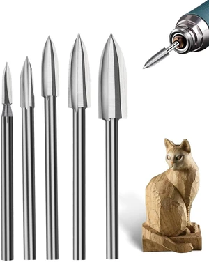 5PCS HSS Wood Drill Bit Set 3-Edge Spiral 1/8" Rotary Tool Bits | Industrial Grade & Chip Removal,3-8mm Wood Plywood Bit,Dremel DIY Industrial Woodworking Gift Kit 5PCS HSS Wood Drill Bit Set 3-Edge Spiral 1/8" Rotary Tool Bits | Industrial Grade & Chip Removal,3-8mm Wood Plywood Bit,Dremel DIY Industrial Woodworking Gift Kit