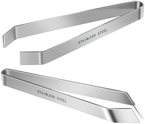 2 Pcs Stainless Steel Fish Bone Tweezers, Flat and Slant Tip Set | Two-Piece Set,Fish Bone Removal,Two Tip Styles,Stainless Steel Construction,Versatile Food Preparation,Fish Bone Tweezers 2 Pcs Stainless Steel Fish Bone Tweezers, Flat and Slant Tip Set | Two-Piece Set,Fish Bone Removal,Two Tip Styles,Stainless Steel Construction,Versatile Food Preparation,Fish Bone Tweezers