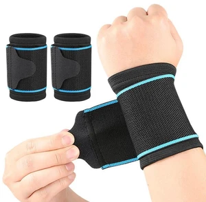 Wrist Brace for Pain Relief, Adjustable Compression Wrist Support for Carpal Tunnel, Tendonitis, Gym, Workout & Weightlifting Wrist Brace for Pain Relief, Adjustable Compression Wrist Support for Carpal Tunnel, Tendonitis, Gym, Workout & Weightlifting