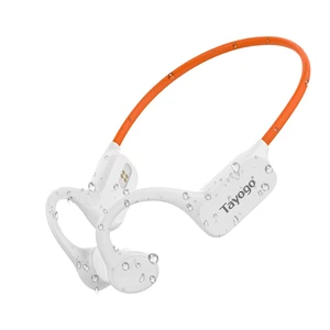 IPX8 Waterproof Bone Conduction Bluetooth Headphones Open-Ear 3-in-1 Bluetooth + FM + Receiver, 15H Playtime, Swim/Running/Cycling Wireless Headset,Compatible T6 Transmitter IPX8 Waterproof Bone Conduction Bluetooth Headphones Open-Ear 3-in-1 Bluetooth + FM + Receiver, 15H Playtime, Swim/Running/Cycling Wireless Headset,Compatible T6 Transmitter