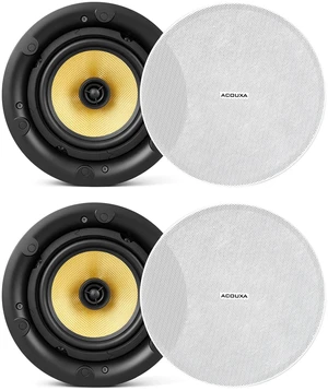 6.5" Bluetooth 6.0 Ceiling Speakers,600W Max,Magnetic Grille Design 2-Way Coaxial Woofer & Tweeter,Wireless & Wired Dual Mode Connection,Ideal for Home Theater, Game Room & Office,MT30 (Pair) 6.5" Bluetooth 6.0 Ceiling Speakers,600W Max,Magnetic Grille Design 2-Way Coaxial Woofer & Tweeter,Wireless & Wired Dual Mode Connection,Ideal for Home Theater, Game Room & Office,MT30 (Pair)