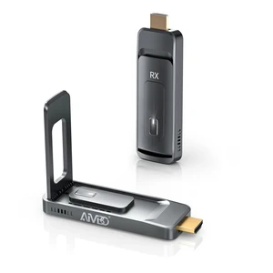 2027 New Wireless HDMI Transmitter and 1 Reciever Up to 6 RXs, 328FT Range, 4K to 1080P@60Hz, 5.8GHz, Plug and Play, for Laptop/Camera/Cable Box Streaming to Multiple Screens 2027 New Wireless HDMI Transmitter and 1 Reciever Up to 6 RXs, 328FT Range, 4K to 1080P@60Hz, 5.8GHz, Plug and Play, for Laptop/Camera/Cable Box Streaming to Multiple Screens