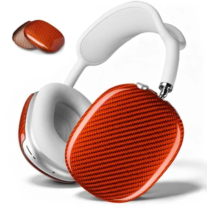 Case Cover Compatible with AirPods Max Glossy Orange Glass Fiber Glossy Ear Cups Covers,Hard Protective Anti-Scratch case Compatible with AirPods Max 2/1(Orange) Case Cover Compatible with AirPods Max Glossy Orange Glass Fiber Glossy Ear Cups Covers,Hard Protective Anti-Scratch case Compatible with AirPods Max 2/1(Orange)