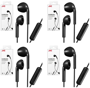 HAF17MB Earbud Headphones with Mic and Remote - Black, Earbuds (Pack of 4) HAF17MB Earbud Headphones with Mic and Remote - Black, Earbuds (Pack of 4)