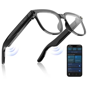AI Smart Glasses with Camera for Men and Women,8MP HD Bluetooth Camera Glasses, Replaceable Lenses/Real-Time Translation/Voice Control,Music Playback for Travel/Outdoor/Business (Transparent) AI Smart Glasses with Camera for Men and Women,8MP HD Bluetooth Camera Glasses, Replaceable Lenses/Real-Time Translation/Voice Control,Music Playback for Travel/Outdoor/Business (Transparent)