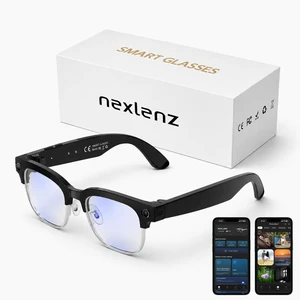 Smart Camera Glasses, 8MP POV Video and Bluetooth Audio,Bluelight 8MP POV recording with blue light lenses, WiFi transfer and open-ear audio for work, commuting and everyday moments Smart Camera Glasses, 8MP POV Video and Bluetooth Audio,Bluelight 8MP POV recording with blue light lenses, WiFi transfer and open-ear audio for work, commuting and everyday moments