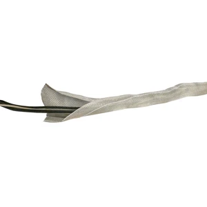 RFI Shield Split Sleeve 1" x 36' Tinned Copper Wire Shielding Sleeve Includes 17. 5" Grounding Strap Flexible, Durable RFI/EMI Shielding RFI Shield Split Sleeve 1" x 36' Tinned Copper Wire Shielding Sleeve Includes 17. 5" Grounding Strap Flexible, Durable RFI/EMI Shielding