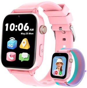 Kids Smart Watch 4G with GPS Tracker for Boys Girls, Smartwatch for Kids Vioce Video Call SOS for Children 4-12 Bithday Gift Kids Smart Watch 4G with GPS Tracker for Boys Girls, Smartwatch for Kids Vioce Video Call SOS for Children 4-12 Bithday Gift