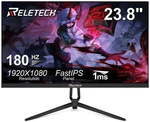23.8" FHD 180Hz Gaming Monitor Fast-IPS Panel FreeSync & G-Sync 1920x1080 Computer Monitor,1000:1 contrast ratio, 1ms, 100% sRGB, Low Blue Light, HDMI & DP & USB Ports, VESA 5X75mm 23.8" FHD 180Hz Gaming Monitor Fast-IPS Panel FreeSync & G-Sync 1920x1080 Computer Monitor,1000:1 contrast ratio, 1ms, 100% sRGB, Low Blue Light, HDMI & DP & USB Ports, VESA 5X75mm