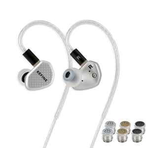 Kefine Klean SV in Ear Monitor,10mm DLC Diaphragm Dynamic Driver IEM HiFi Earphones,Wired Gaming Earbuds with Replaceable Nozzles,Detachable Silver-Plated Cable for Audiophile (3.5mm, Sliver) Kefine Klean SV in Ear Monitor,10mm DLC Diaphragm Dynamic Driver IEM HiFi Earphones,Wired Gaming Earbuds with Replaceable Nozzles,Detachable Silver-Plated Cable for Audiophile (3.5mm, Sliver)