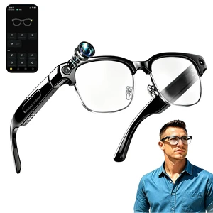 4K AI Smart Glasses, 13MP Camera, AI Vision & Voice Assistant 4K Stabilized Video, Open Ear Audio, 3-Mic Voice Isolation, Real-Time Translate, Life Vlog Travel, Blue-Light Lenses 4K AI Smart Glasses, 13MP Camera, AI Vision & Voice Assistant 4K Stabilized Video, Open Ear Audio, 3-Mic Voice Isolation, Real-Time Translate, Life Vlog Travel, Blue-Light Lenses