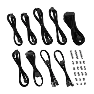 E-Series Classic ModMesh Sleeved Cable Kit for EVGA G/G+ / P/P+ / T (Black) E-Series Classic ModMesh Sleeved Cable Kit for EVGA G/G+ / P/P+ / T (Black)