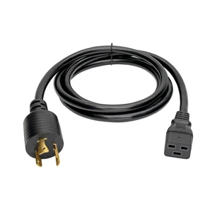 Heavy-Duty Power Cord NEMA L6-20P to C19 for PDU and UPS 10ft/3m, 20A, 250V, 12AWG, IEC-320-C19 to NEMA L6-20P Power Cable, UL Listed Heavy-Duty Power Cord NEMA L6-20P to C19 for PDU and UPS 10ft/3m, 20A, 250V, 12AWG, IEC-320-C19 to NEMA L6-20P Power Cable, UL Listed