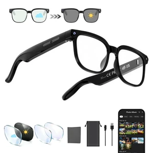 AI Smart Glasses with Camera,8MP Camera Glasses,4K HD Video Recording Glasses with AI Assistant,IP65 Waterproof Bluetooth,Replaceable Sunglasses with Photochromic Lens AI Smart Glasses with Camera,8MP Camera Glasses,4K HD Video Recording Glasses with AI Assistant,IP65 Waterproof Bluetooth,Replaceable Sunglasses with Photochromic Lens