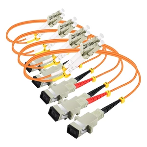 1ft Fiber Optic Adapter Cable LC (Male) to SC (Female) Multimode 62.5/125 Duplex (Pack of 4) 1ft Fiber Optic Adapter Cable LC (Male) to SC (Female) Multimode 62.5/125 Duplex (Pack of 4)