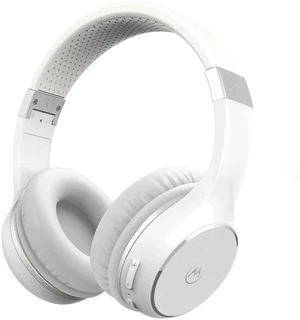 Moto XT220 Bluetooth Wireless Headphones with Microphone, in-Line Control for Calls - Foldable Over-Ear Head Phones, Adjustable Headband, Dynamic Bass, Clear Sound - White Moto XT220 Bluetooth Wireless Headphones with Microphone, in-Line Control for Calls - Foldable Over-Ear Head Phones, Adjustable Headband, Dynamic Bass, Clear Sound - White
