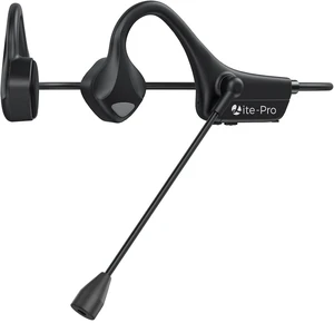 Bluetooth Bone Conduction Headphones with Microphones - Wireless Waterproof Earphones with Mic for Open Ear Listening - Bone Conducting Headset with Boom Microphone Bluetooth Bone Conduction Headphones with Microphones - Wireless Waterproof Earphones with Mic for Open Ear Listening - Bone Conducting Headset with Boom Microphone