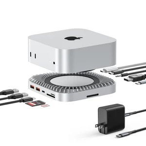 40G Mac mini M6, M5 Pro, M4 Dock & Stand with 8T NVMe SSD Enclosure,2X USB-A 3.2 10Gbps, USB-C 3.2 10Gbps, SD/TF 4.0, 65W Power,8K DP Video Interface, 3.5mm Audio- Ultimate Mac mini M4 Hub 40G Mac mini M6, M5 Pro, M4 Dock & Stand with 8T NVMe SSD Enclosure,2X USB-A 3.2 10Gbps, USB-C 3.2 10Gbps, SD/TF 4.0, 65W Power,8K DP Video Interface, 3.5mm Audio- Ultimate Mac mini M4 Hub