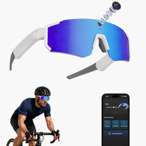 AI Smart Glasses with Camera, 6-Axis Anti-Shake 1200P Stabilized Video, 32MP Photo, ChatGPT Voice Assistant, IP54 Water Resistant, Adjustable Fit Sports Sunglasses for Cycling, Vlog, Fishing AI Smart Glasses with Camera, 6-Axis Anti-Shake 1200P Stabilized Video, 32MP Photo, ChatGPT Voice Assistant, IP54 Water Resistant, Adjustable Fit Sports Sunglasses for Cycling, Vlog, Fishing