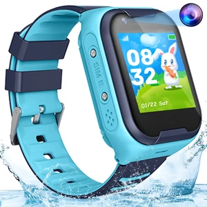Kids 4G GPS Smart Watch Video Phone Call SOS Real-Time Tracker Global,Call & Text,Kid-Safe,School Focus,Parental Controls,Emergency Alerts,Waterproof,Camera,Pedometer,Anti-lost,Geo-fence Kids 4G GPS Smart Watch Video Phone Call SOS Real-Time Tracker Global,Call & Text,Kid-Safe,School Focus,Parental Controls,Emergency Alerts,Waterproof,Camera,Pedometer,Anti-lost,Geo-fence