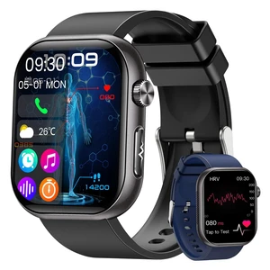 Smart Watches for Men,1.96"AMOLED Health Smart Watch Fitness Trackers2Bands with Heart Rate/Blood Oxygen/Body Temperature/Blood Pressure/Sleep/Stress /Answer/Make Calls/for Android & iOS Smart Watches for Men,1.96"AMOLED Health Smart Watch Fitness Trackers2Bands with Heart Rate/Blood Oxygen/Body Temperature/Blood Pressure/Sleep/Stress /Answer/Make Calls/for Android & iOS