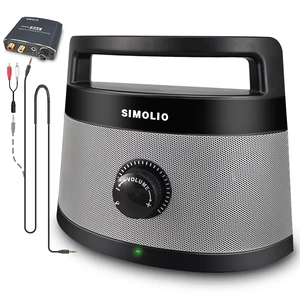 Wired Speakers for TV with Tone Control, TV Wired-Speakers with 5.5M Long Cord for Digital & Analog Audio, Personal Soundbar with Sleep Timer, Ideal for Hard of Hearing and Seniors SM-961 Wired Speakers for TV with Tone Control, TV Wired-Speakers with 5.5M Long Cord for Digital & Analog Audio, Personal Soundbar with Sleep Timer, Ideal for Hard of Hearing and Seniors SM-961