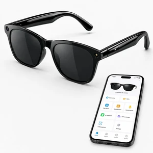 AI Smart Sunglasses with 8MP HD Camera, UV400 Polarized Lens Bluetooth AI Translation; Dual ENC Mics; Bluetooth Calls; Object Recognition; 290mAh Battery; Lightweight Frame Design; Men Women Use AI Smart Sunglasses with 8MP HD Camera, UV400 Polarized Lens Bluetooth AI Translation; Dual ENC Mics; Bluetooth Calls; Object Recognition; 290mAh Battery; Lightweight Frame Design; Men Women Use