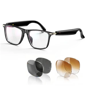 2026 AI Smart Glasses with Bluetooth Call,AI Real-Time Translator,Music Playback & Hands-Free Calls,Intelligent Touch,IP67 Waterproof with Bluetooth Glasses(Blue Light Lens+Sunglasses Lens+Brown Lens) 2026 AI Smart Glasses with Bluetooth Call,AI Real-Time Translator,Music Playback & Hands-Free Calls,Intelligent Touch,IP67 Waterproof with Bluetooth Glasses(Blue Light Lens+Sunglasses Lens+Brown Lens)
