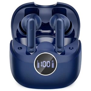 Adaptive Hybrid Active Noise Canceling 2026 Wireless Earbuds, 6 Mics ENC Clear Call Ear Buds, Hi-Res Audio Deep Bass Bluetooth 5.4 Headphones, 40H Playtime, Wireless Charging, LED, USB-C, Blue Adaptive Hybrid Active Noise Canceling 2026 Wireless Earbuds, 6 Mics ENC Clear Call Ear Buds, Hi-Res Audio Deep Bass Bluetooth 5.4 Headphones, 40H Playtime, Wireless Charging, LED, USB-C, Blue