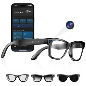 AI Smart Camera Glasses 8MP Camera for Women Men, 4K Photos & 1080P Video Recording,Anti-Shake, 12H Music/Bluetooth Calls, Real-time Translation/GPT Object Recognition (Photochromic Lenses) AI Smart Camera Glasses 8MP Camera for Women Men, 4K Photos & 1080P Video Recording,Anti-Shake, 12H Music/Bluetooth Calls, Real-time Translation/GPT Object Recognition (Photochromic Lenses)