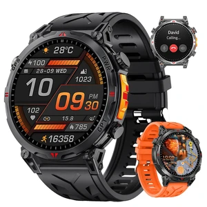 GPS Military Smart Watches for Men, 1.56" AMOLED Screen Bluetooth Call, Smartwatch for Android Phones and iPhone, 100+ Sport Modes, 3ATM Waterproof Smart Watch with Compass GPS Military Smart Watches for Men, 1.56" AMOLED Screen Bluetooth Call, Smartwatch for Android Phones and iPhone, 100+ Sport Modes, 3ATM Waterproof Smart Watch with Compass